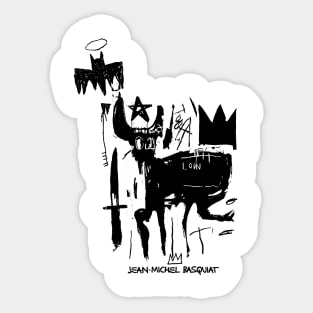 Basquat Drawing Sticker